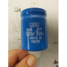 CAPACITOR 1200 MFD 250V NIPPON CAPACITOR 1200 MFD 250V NIPPON