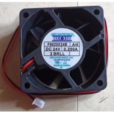 F6025X24B  24VDC 0.250A  2WIRE FAN