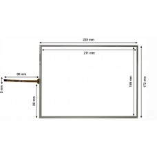 225mm*172mm TOUCH SCREEN 225mm*172mm TOUCH SCREEN