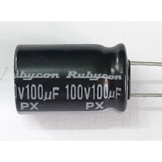 100UF 100V PX RUBYCON CAPACITOR 100UF 100V PX RUBYCON CAPACITOR