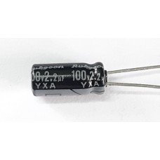 2.2 UF 100V 105 RUBYCON CAPACITOR 2.2 UF 100V 105 RUBYCON CAPACITOR